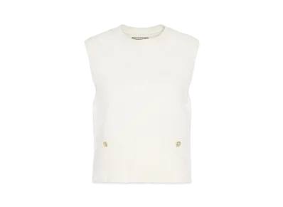 Barbour Charlene Knit Vest "White"