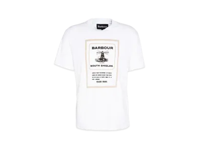 Barbour Archive Graphic Relaxed Fit T-Shirt (Beacon) "White"