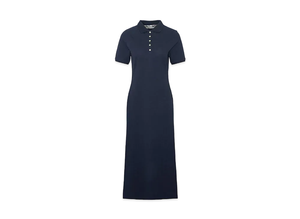 Barbour Celeste Polo Collar Kanoko Dress "Navy"