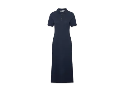 Barbour Celeste Polo Collar Kanoko Dress "Navy"