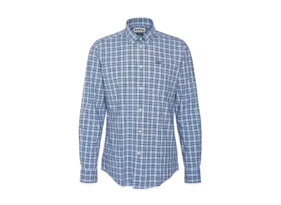 Barbour Lomond Check Button Down Shirt (Tailored Fit) "Light Blue"