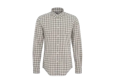 Barbour Lomond Check Button Down Shirt (Tailored Fit) "Olive"