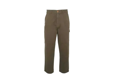 Barbour Chesterwood Cotton Canvas Painter Pants "Green"