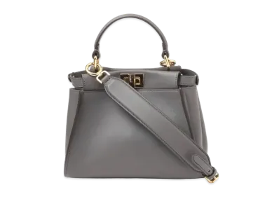 FENDI Peekaboo Small 2Way Bag "Gray"