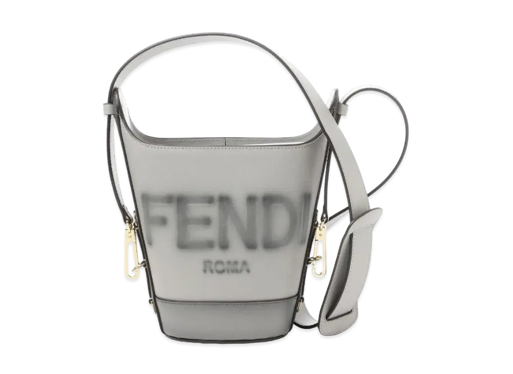 FENDI Bouquet Shoulder Bag "Gray"