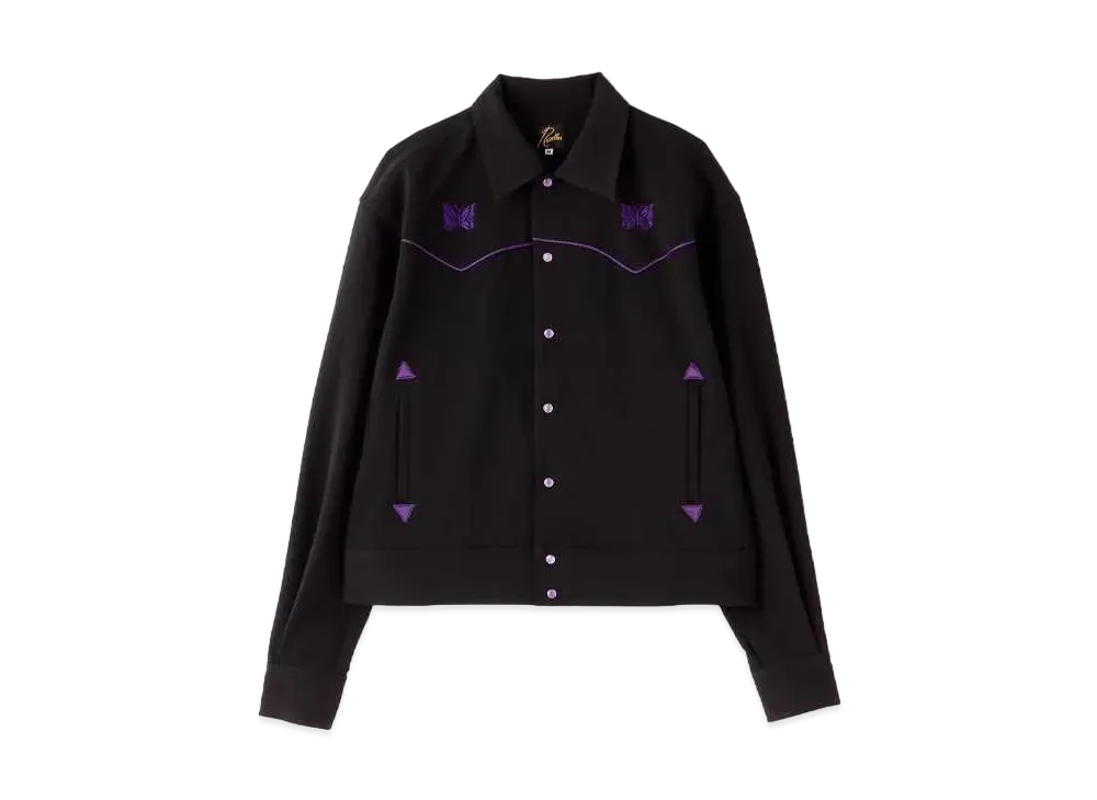 Needles Piping Cowboy Jacket "Black/Purple"