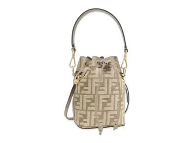 FENDI Mini Mon Tresor Bucket Bag "Beige"