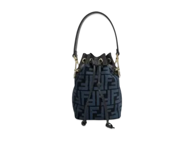 FENDI Mini Mon Tresor Bucket Bag "Blue"
