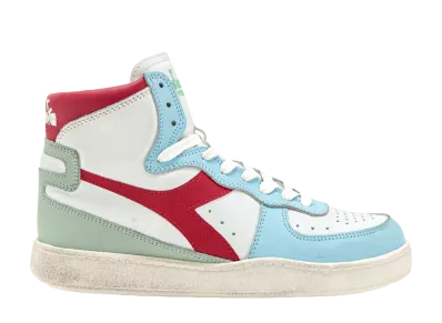 DIADORA Mi Basket Used "White/Aquamarine"