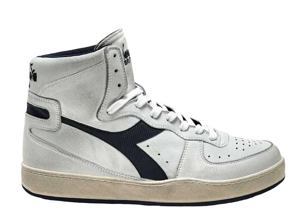 DIADORA Mi Basket Used "White/Blue Corsair"