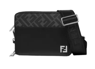 FENDI Organizer Shoulder Bag "Black"