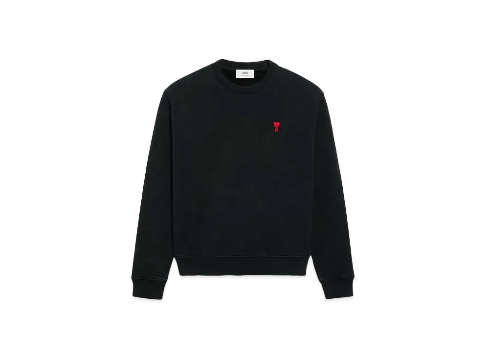 AMI PARIS Classic Fit Sweat Shirt "Black"