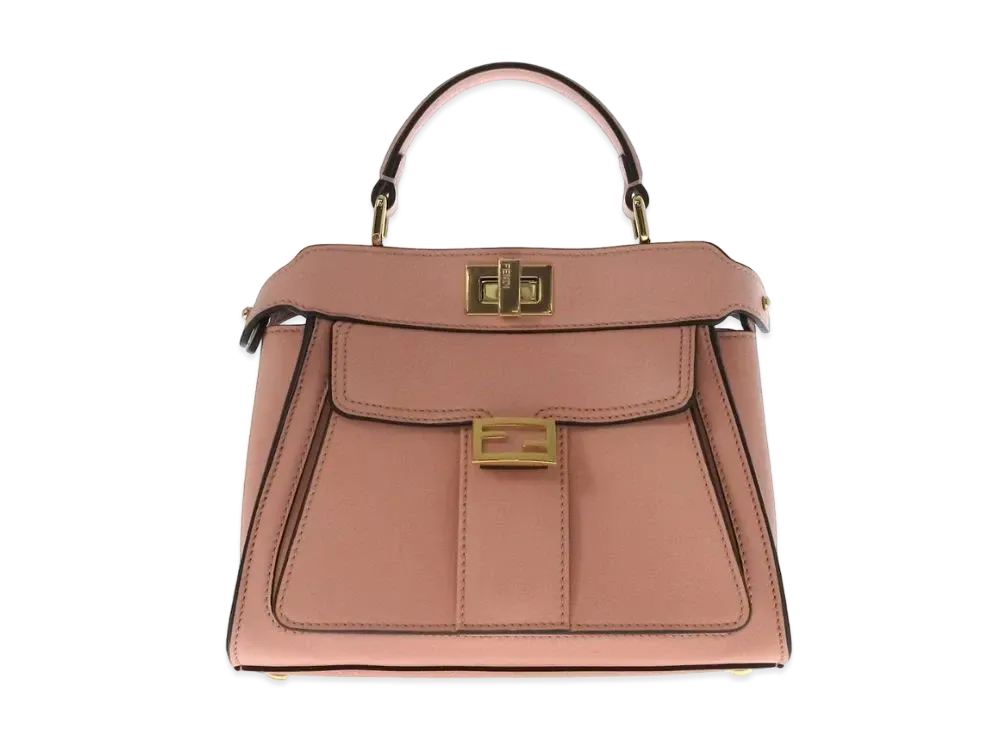 FENDI Peekaboo Eye Zeu Mini Handbag "Pink"