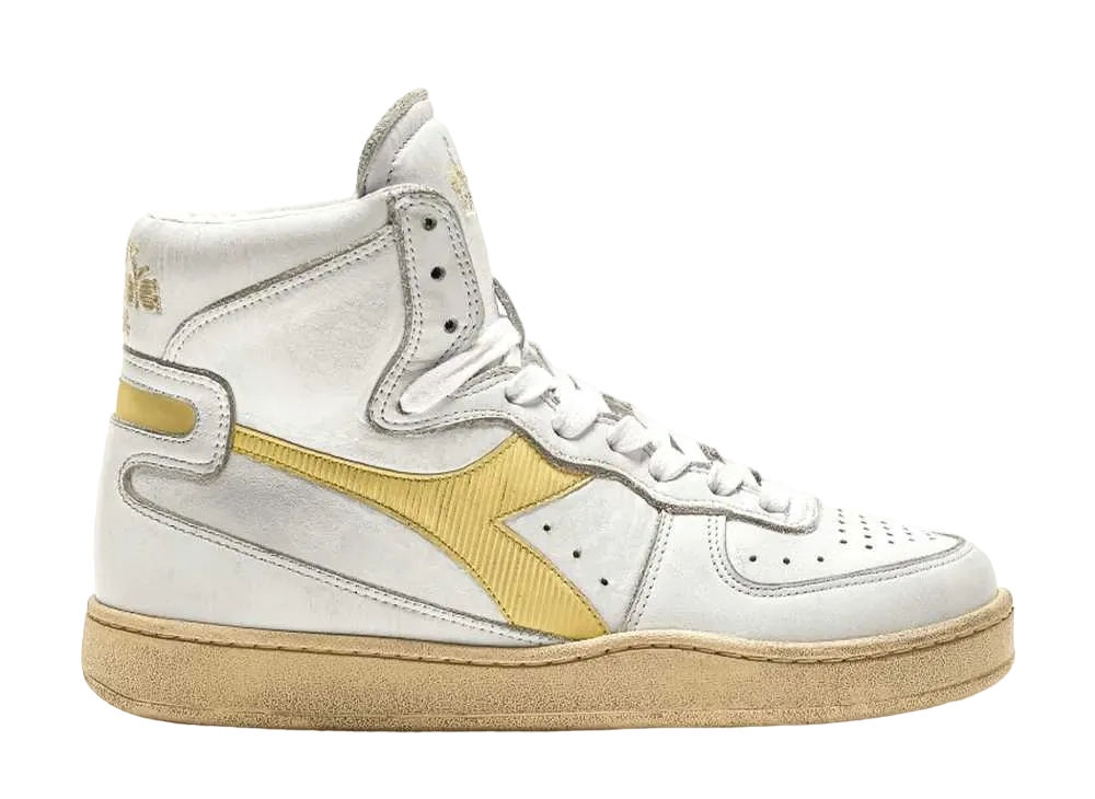 DIADORA Mi Basket Used "White/French Vanilla"
