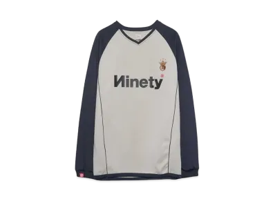 9090 King Emblem Game LS Tee "Ivory"