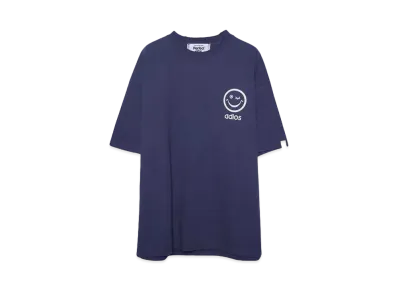 Perfect ribs (RELAX NO PROBLEM) Basic Short Sleeve T Shirts "Vintage Navy"