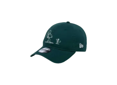 NEW ERA x PEANUTS 9Twenty Snoopy Woodstock Basketball "Dark Green"