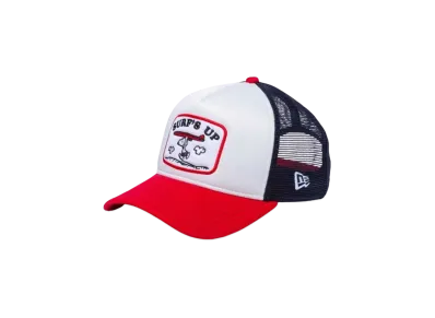 NEW ERA x PEANUTS 9Forty A-Frame Snoopy Surf "Scarlet"