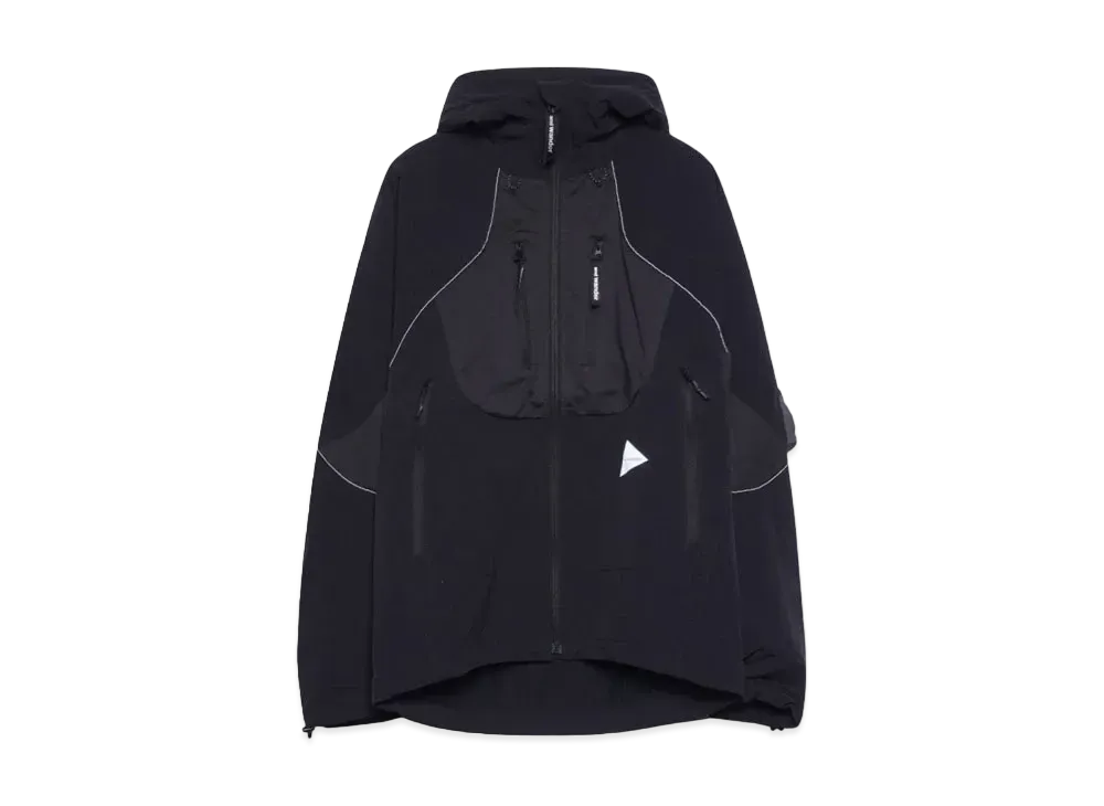 and wander trek jacket 3 "BLACK"