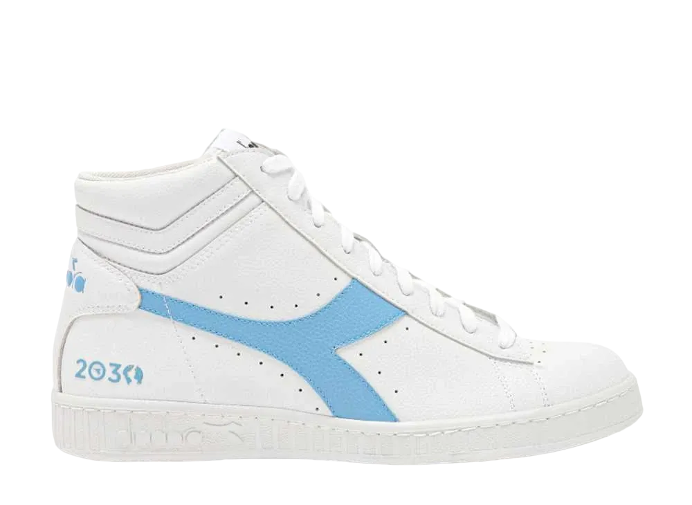 ディアドラ ゲームL ハイ 2030 "ホワイト/スカイグレー"