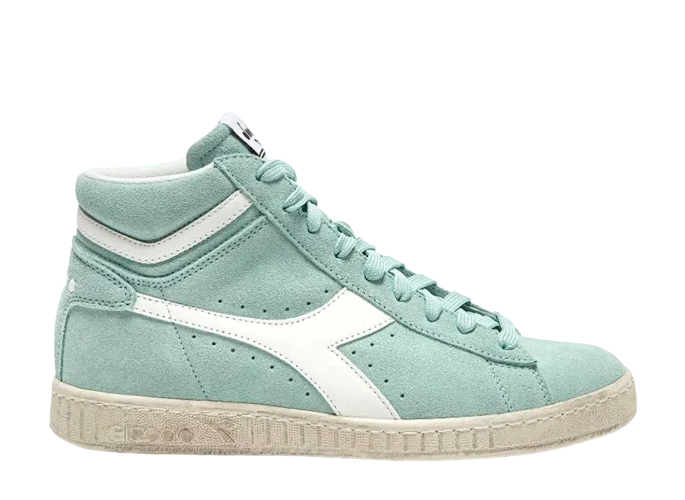 ディアドラ ゲームL ハイ スウェード ワックスド "サーフスプレー"