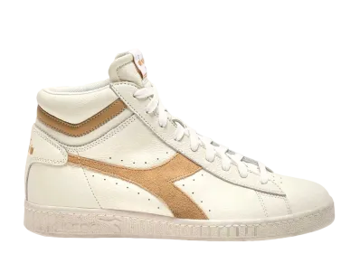 DIADORA Game L High Waxed Suede Pop "White/Latte"
