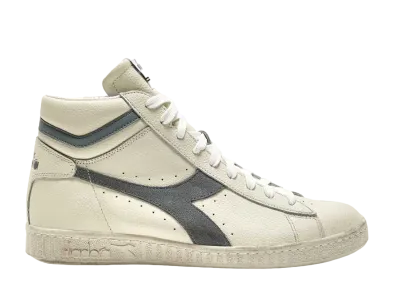 DIADORA Game L High Waxed Suede Pop "White/Ultimate Gray"