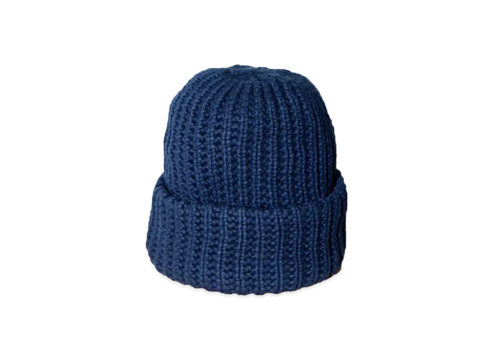 everyone Comesandgoes Cotton Big Knit Cap "Navy"