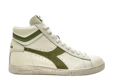 DIADORA Game L High Waxed Suede Pop "White/Fern"