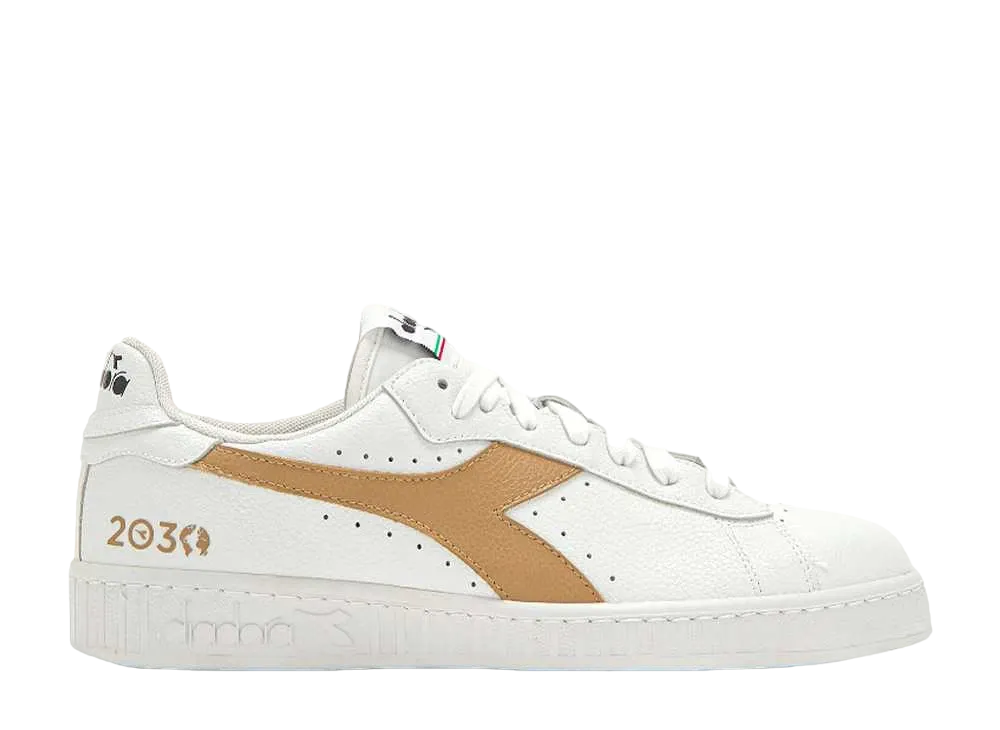 ディアドラ ゲームL ロー 2030 "ホワイト/アイスコーヒー"