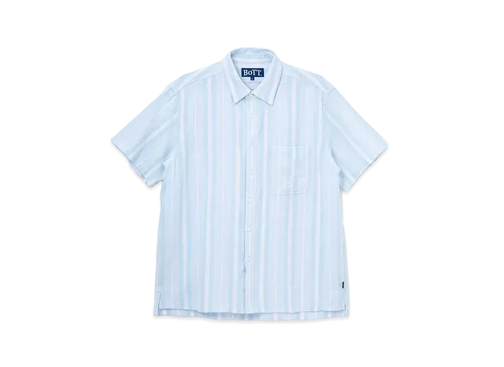 BoTT Jacquard Stripe S/S Shirt "Light Blue"