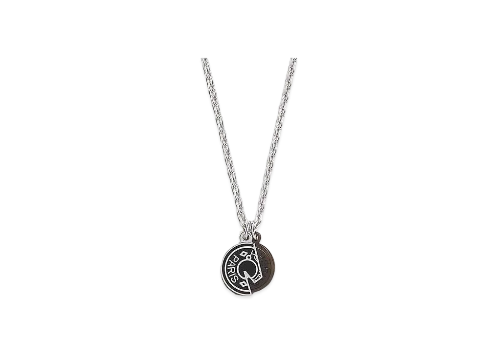 Hermes Carrousel Necklace "Noir/Palladium"