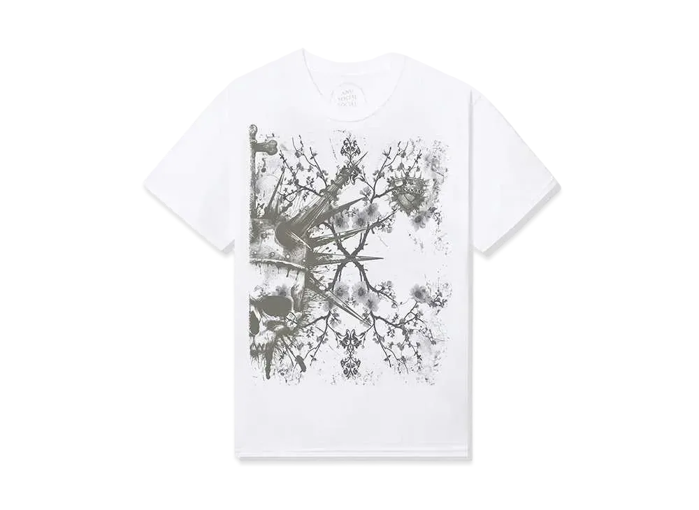 ANTI SOCIAL SOCIAL CLUB I Knew Happiness Tee "White"