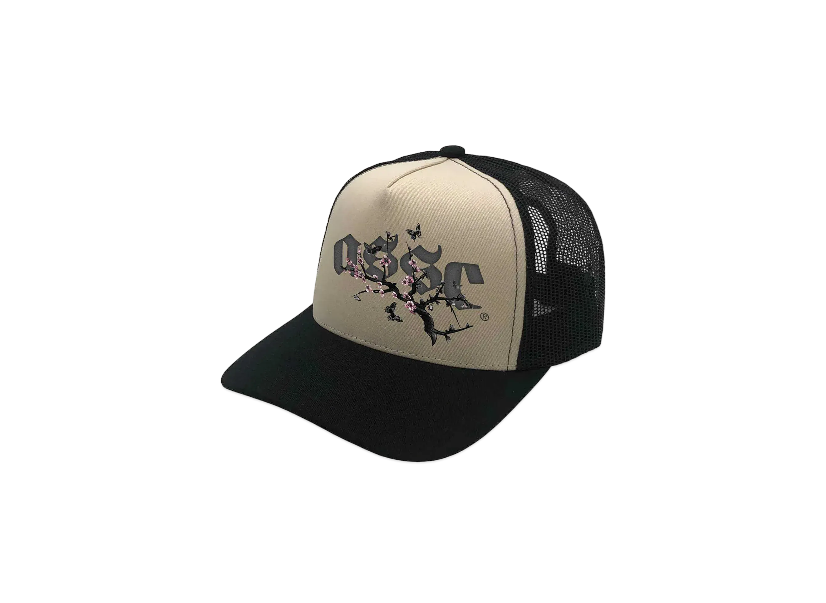 ANTI SOCIAL SOCIAL CLUB Your Majesty Trucker Hat "Black/Stone"