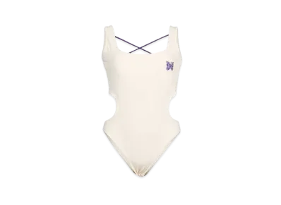 Needles x TW Side Cut Rib Bodysuit "Ivory"