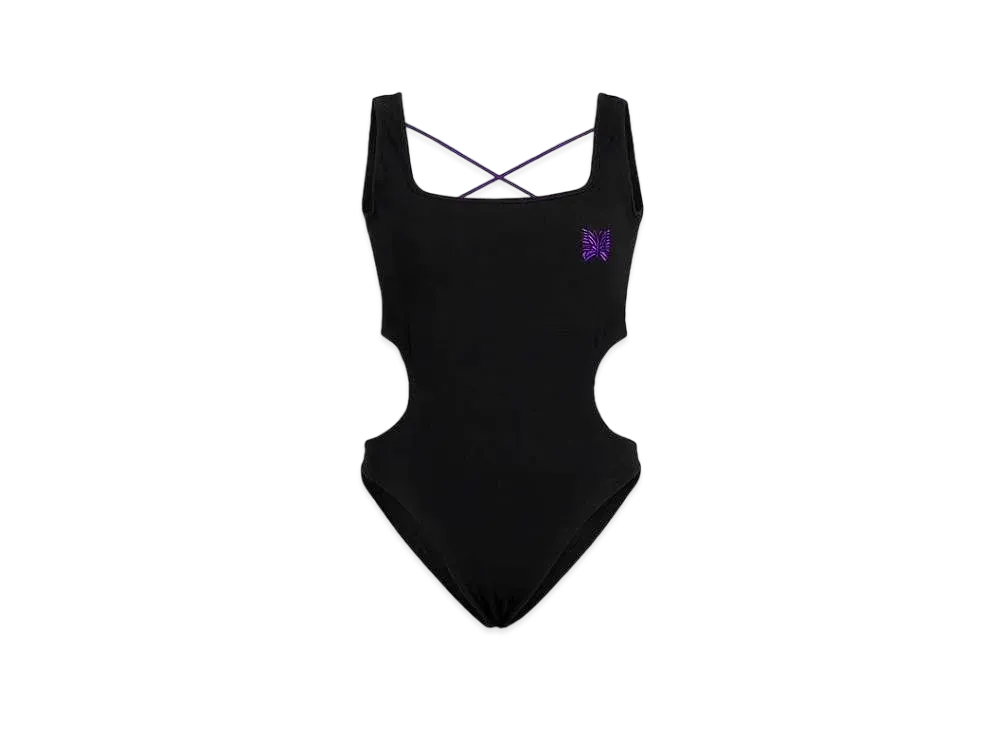 Needles x TW Side Cut Rib Bodysuit "Black"