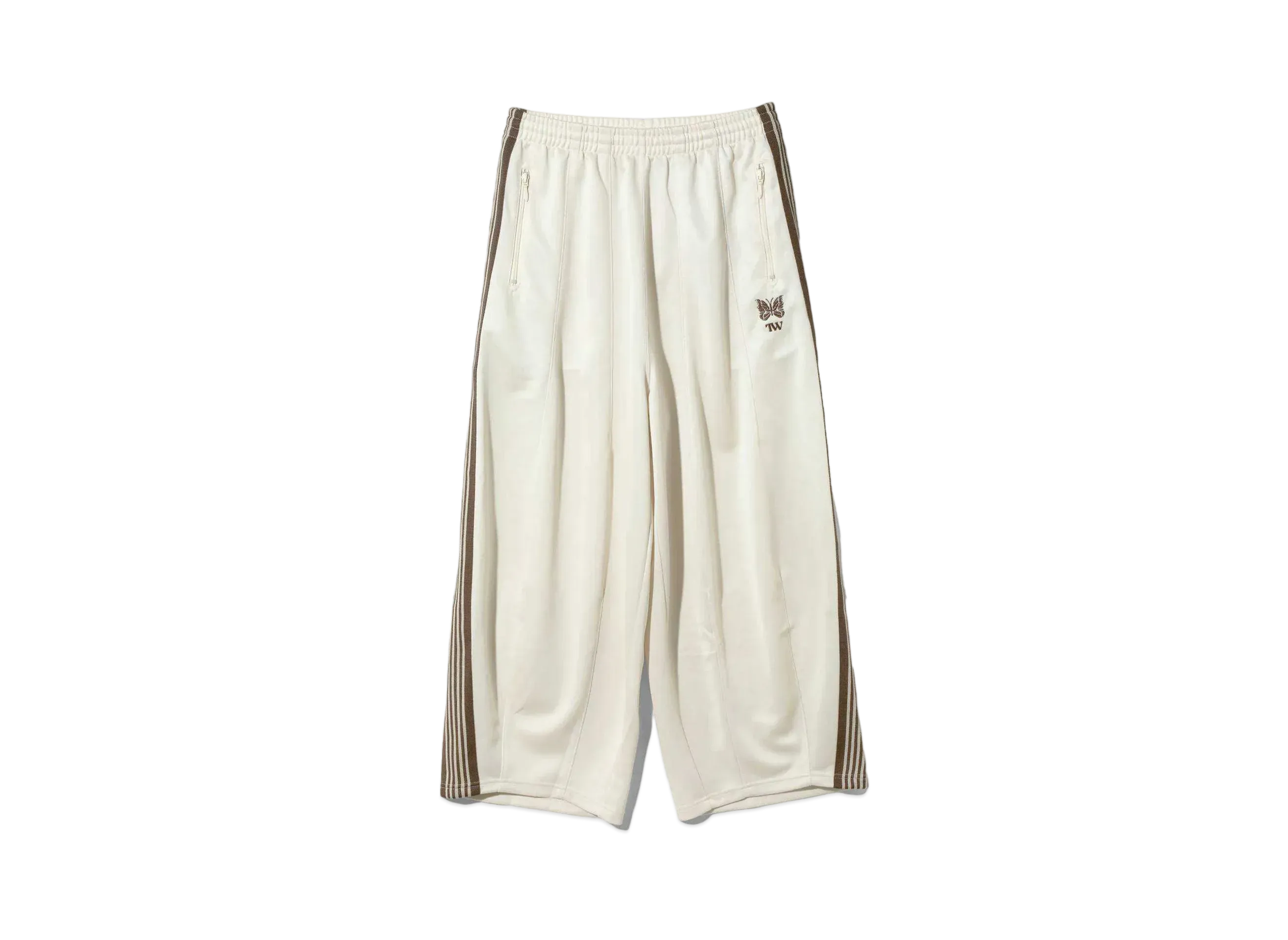 Needles x TW H.D. Track Pant - Poly Smooth "Ivory"