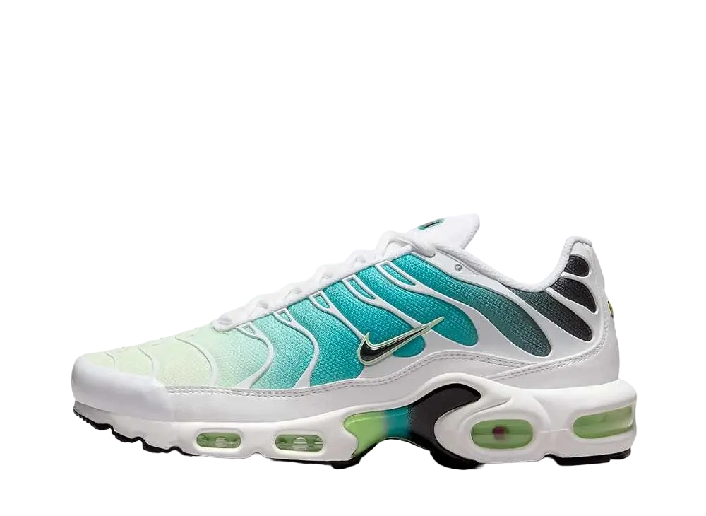 Nike Women's Air Max Plus "White/Dusty Cactus/Barely Volt/Black"
