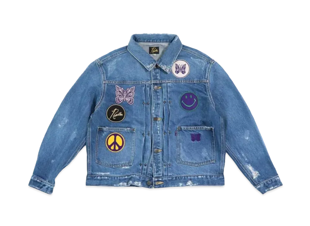 Needles Assorted Patches Jean Jacket 13oz C/L Denim