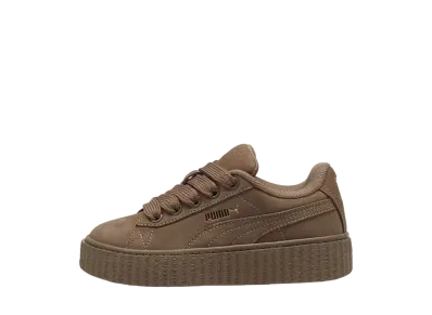 Fenty × Puma PS Creeper Phatty Nubuck "Totally Taupe/Puma Gold/Warm White"
