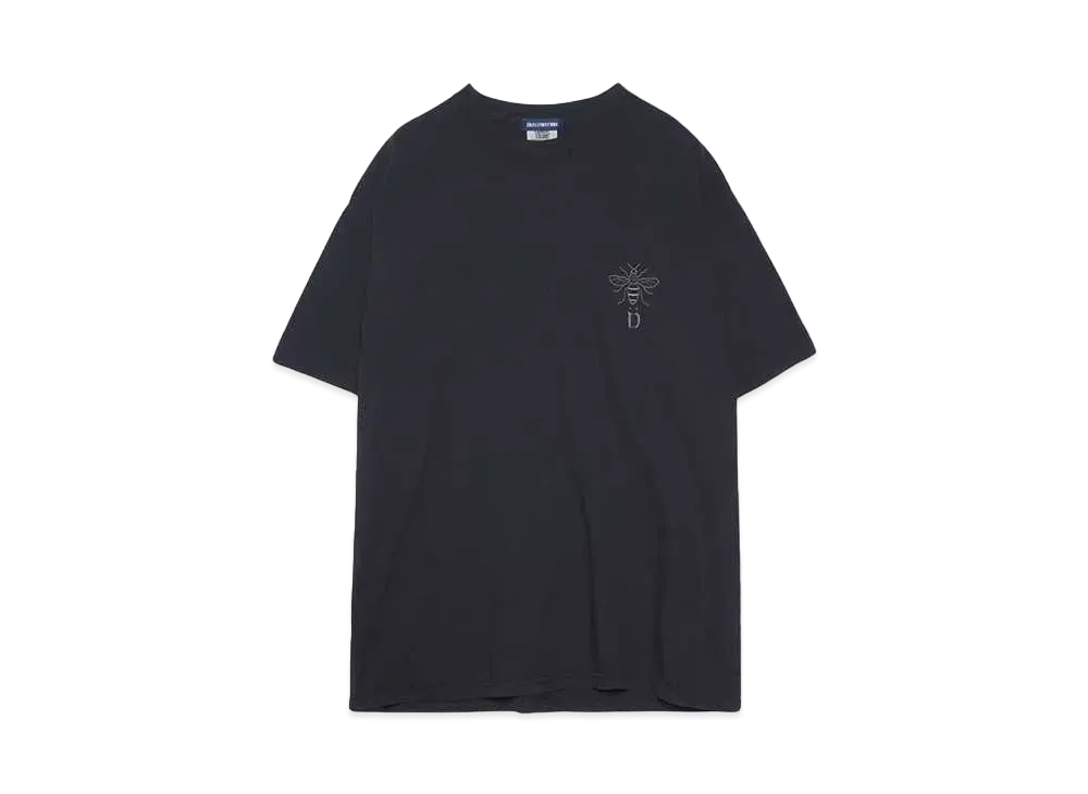 DUSTNATION DUSTBEE EMBROIDERY S/S TEE "BLACK"