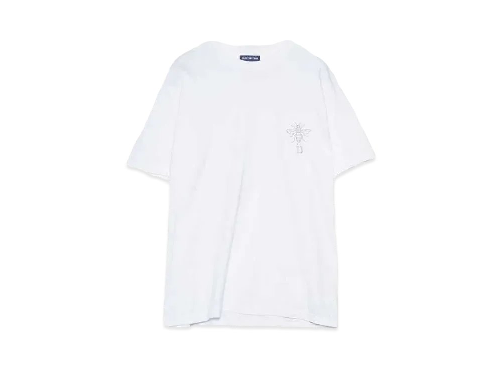 DUSTNATION DUSTBEE EMBROIDERY S/S TEE "WHITE"