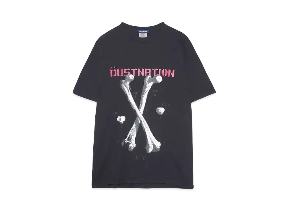 DUSTNATION BONE S/S TEE "BLACK"