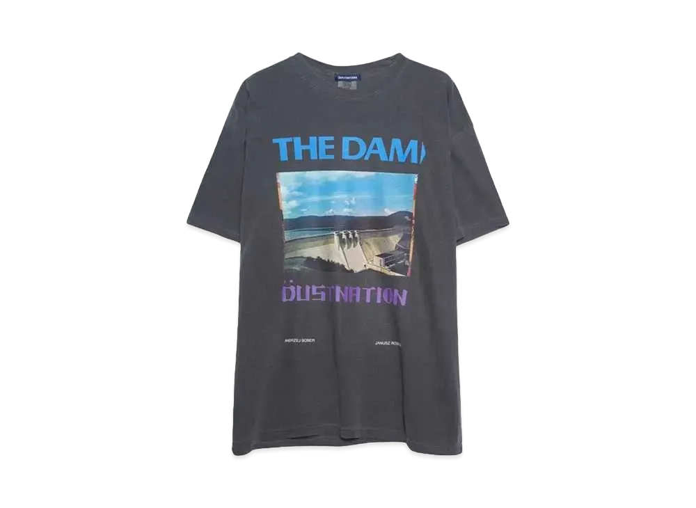 DUSTNATION THE DAM S/S TEE "CHARCOAL"