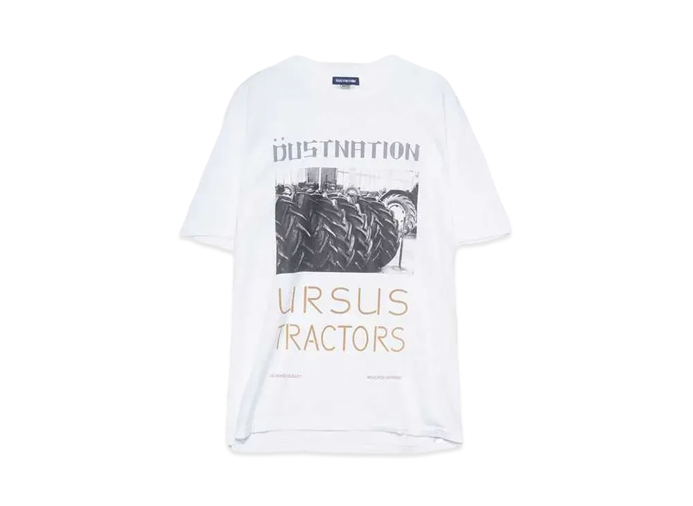 DUSTNATION TRACTORS S/S TEE "WHITE"