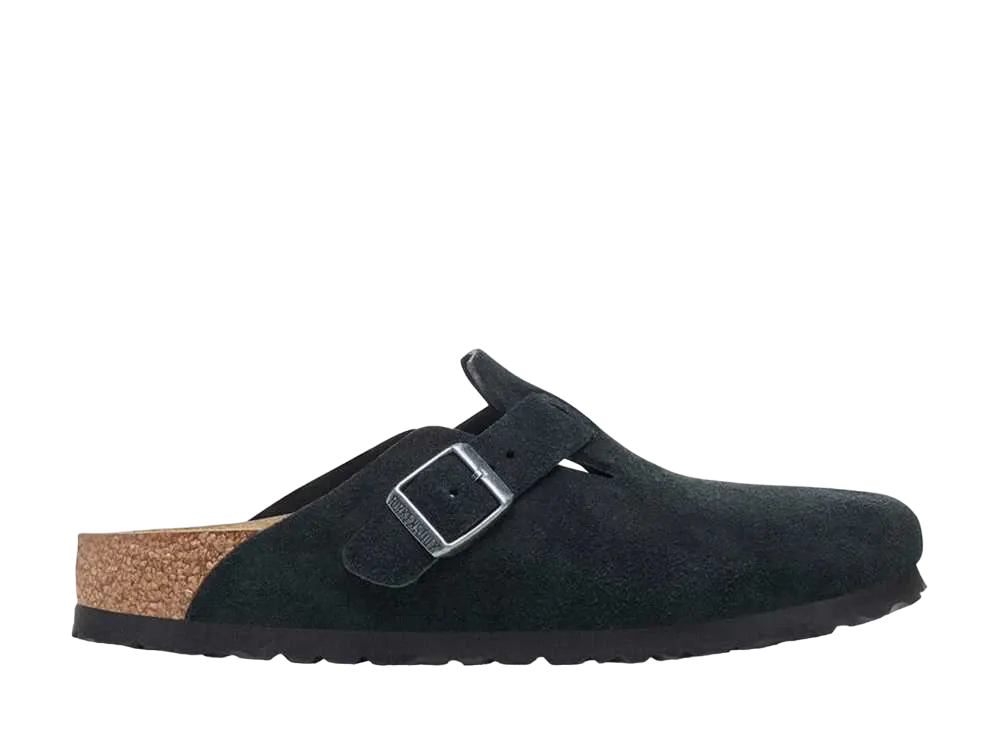 BIRKENSTOCK Boston "Black" (Original Footbed)