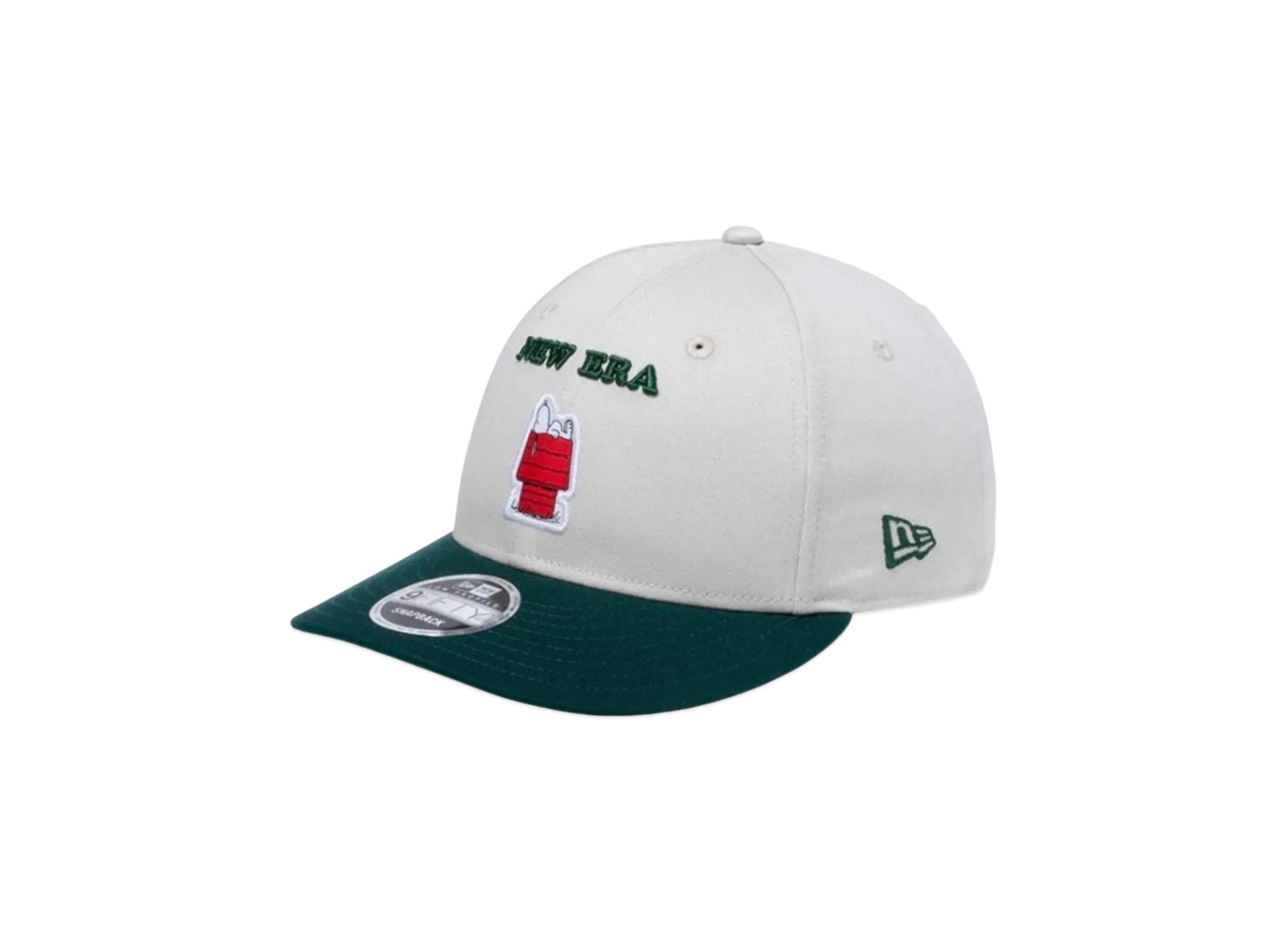 NEW ERA x PEANUTS LP 9Fifty Dog House Stone "Green"