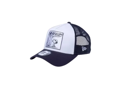 NEW ERA x PEANUTS 9Forty A-Frame Tracker Joe Cool Mesh "White/Navy"
