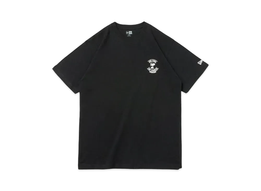 NEW ERA x PEANUTS Cotton T-Shirt Los Angeles Joe Cool Crown Regular Fit "Black"