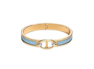 Hermes Mini Clic Chaine D'ancre Bracelet "Chardon/Gold"